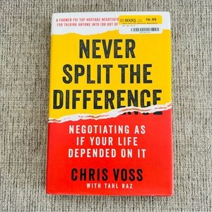 Never Split the Difference Book by Chris Voss